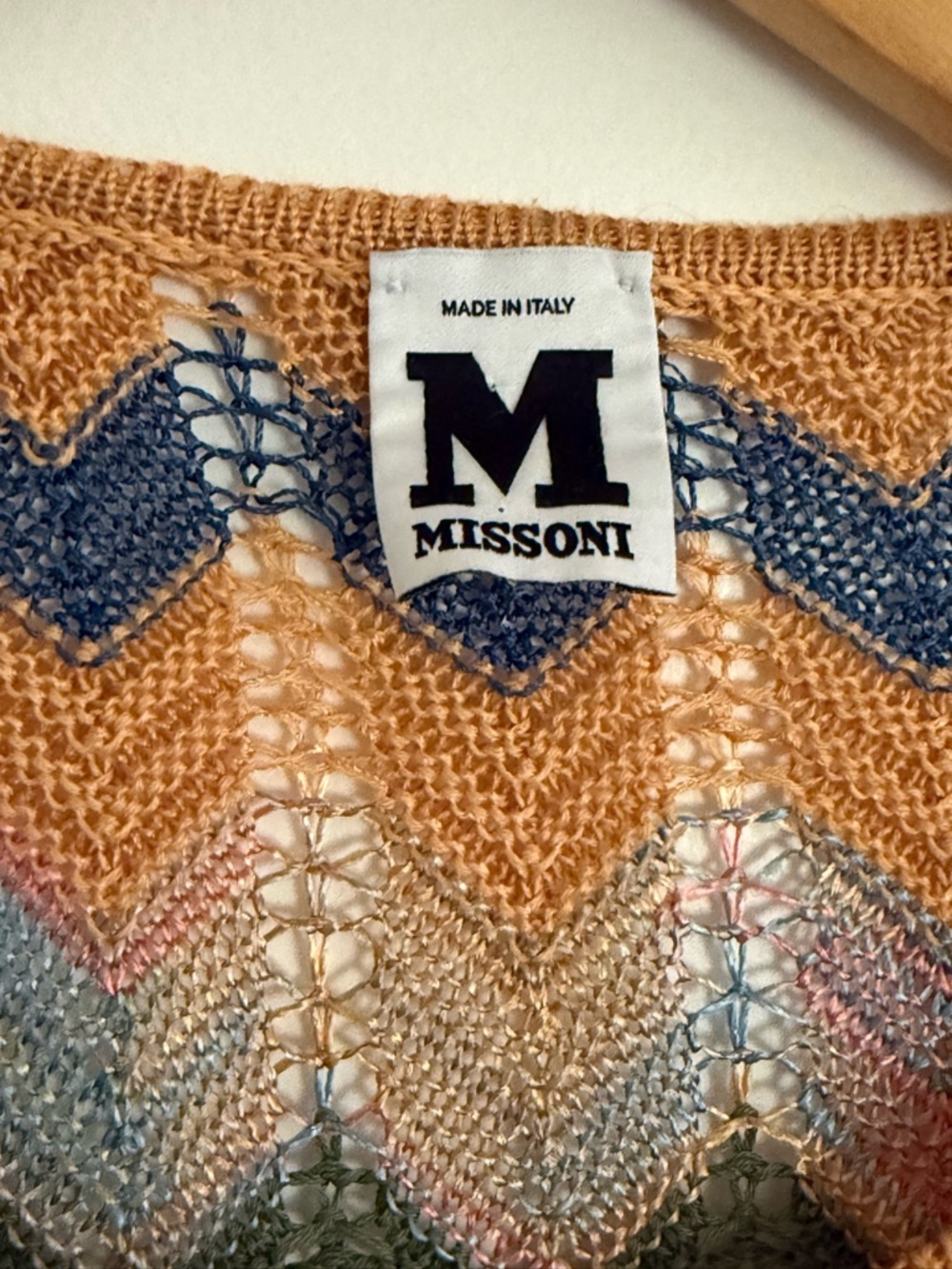 Missoni Multicolor Zigzag Knit Tunic in Mustard Accent - Picture 2 of 16